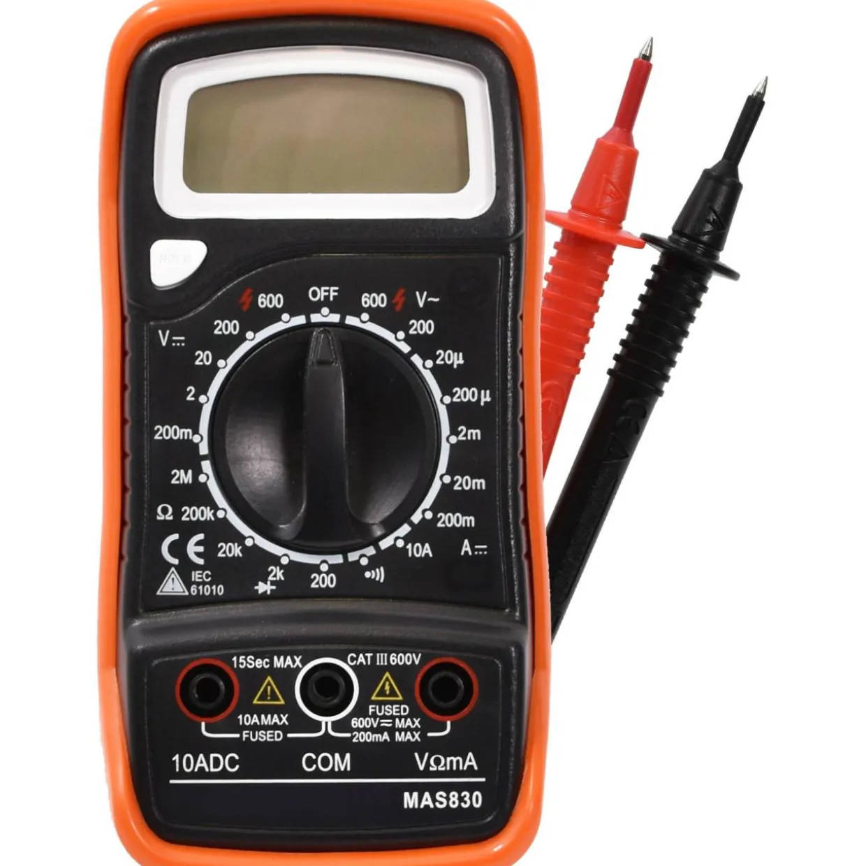 Digitaalinen yleismittari Mastech MAS830B 600V