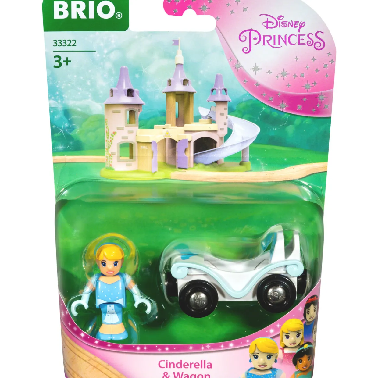 Disney Prinsessa Tuhkimo ja junavaunu Brio 33322