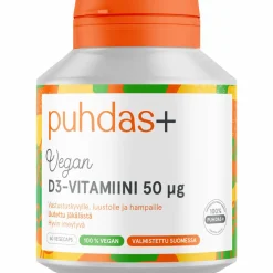 D3-vitamiini Puhdas+ 50 µg 60 kaps
