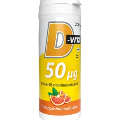 D-Vita Vitabalans 200 kpl 50 ug veriappelsiini