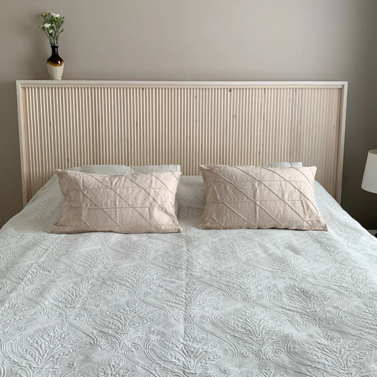 Dyyni-paneeli Cent 15x90x3300, Mänty, Valkolakattu, 5 kpl