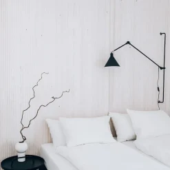 Dyyni-paneeli Cent 15x90x3300, Mänty, Valkolakattu, 5 kpl