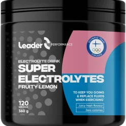 Elektrolyyttijauhe Leader Performance 360 g Fruity Lemon