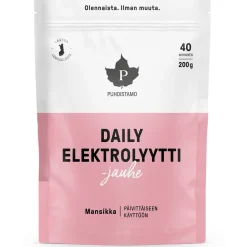 Elektrolyyttijauhe Puhdistamo 200 g Daily mansikka