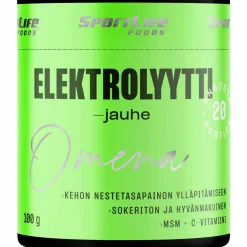 Elektrolyyttijauhe SportLife 100 g omena