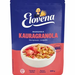 Elovena Kauragranola 350 g mansikka