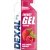 Energiageeli Dexal 30 g Vadelma-Mansikka + Kofeiini