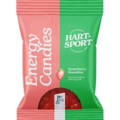 Energiakarkki Hart-Sport 80 g Energy Candies mansikka