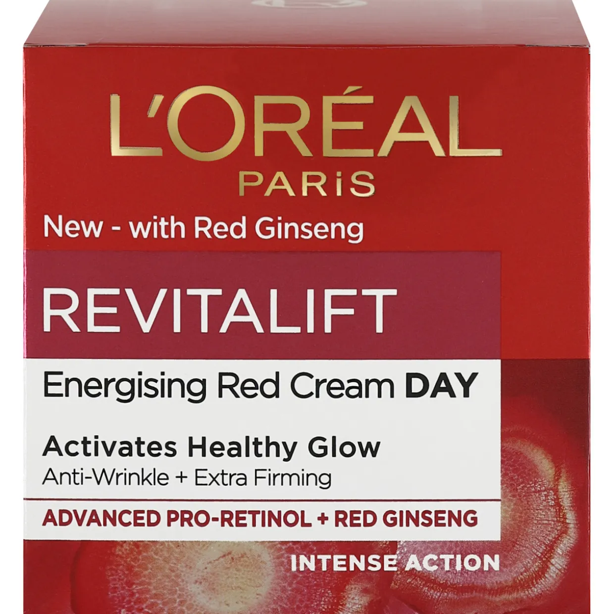 Energisoiva punainen anti-age päivävoide 50 ml