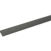 Eritasolista 10 mm/39,4 mm x 180 cm, alumiini/harjattu teräs, tarrakiinnitys