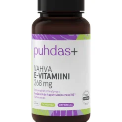 E-vitamiini Puhdas+ 60 kpl 268 mg vahva