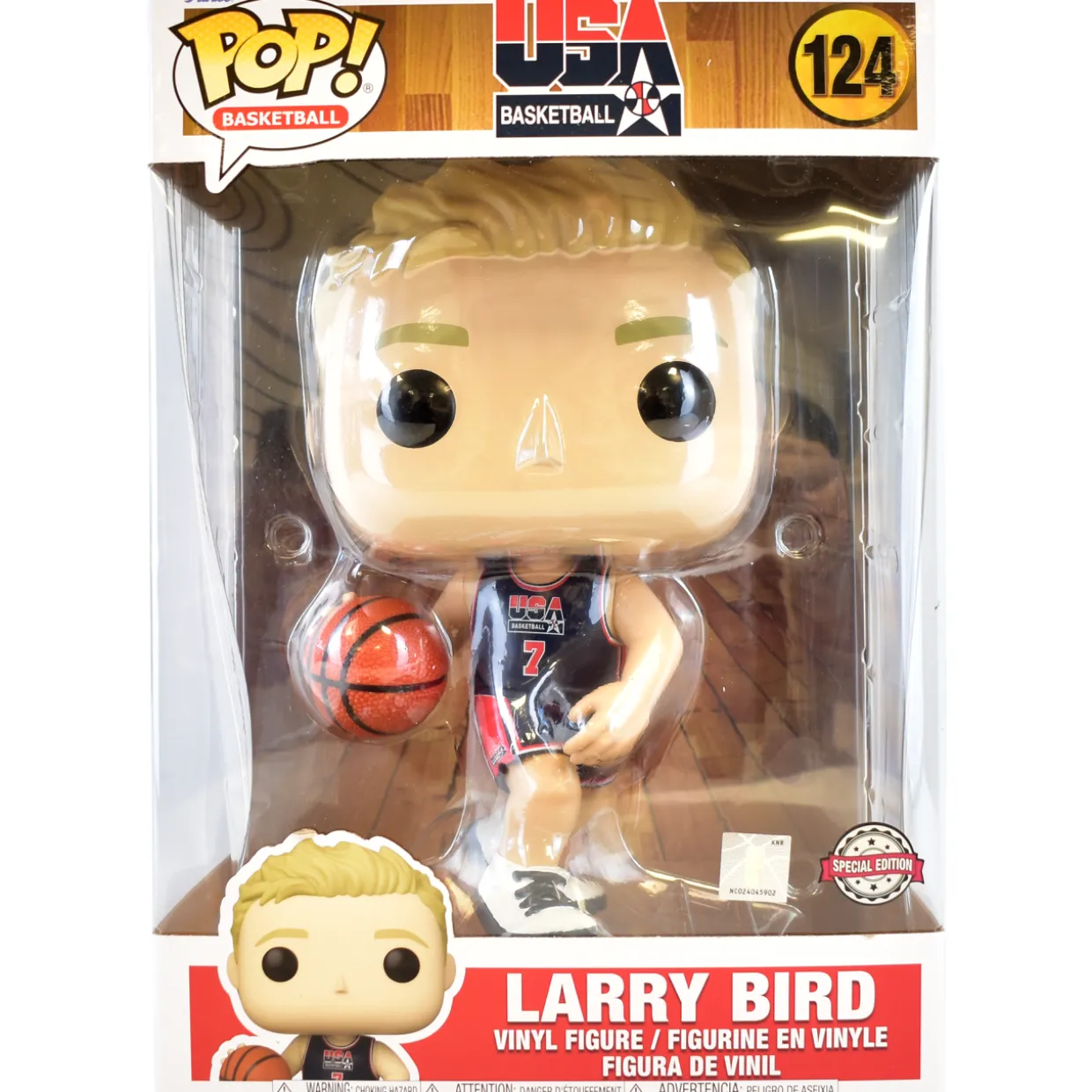 Figuuri Funko POP! 124 NBA Larry Bird jumbo