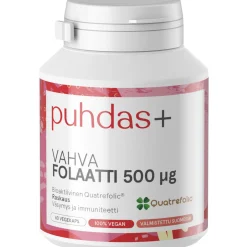 Folaatti Puhdas+ 500 µg 60 kaps 5-MTHF