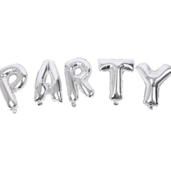 Foliopallobanneri Let's Party PARTY hopea