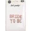 Foliopallobanneri Let's Party Bride to Be