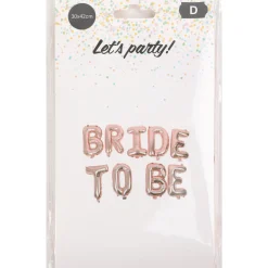 Foliopallobanneri Let's Party Bride to Be