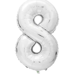 Foliopallo Let’s Party 85 cm numero hopea