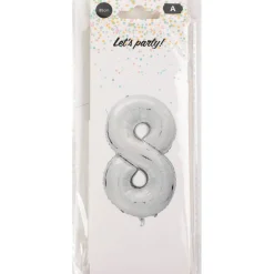 Foliopallo Let’s Party 85 cm numero hopea