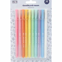 Geelikynä Iisi 10 kpl neon