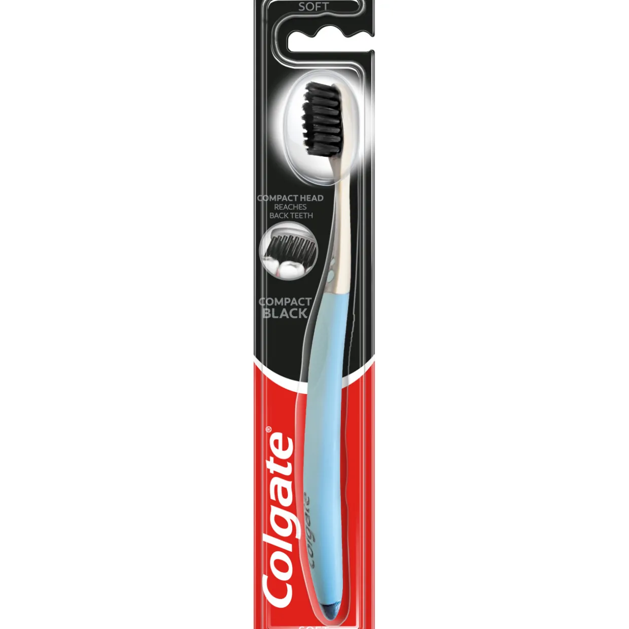 Hammasharja Colgate Compact Black Soft