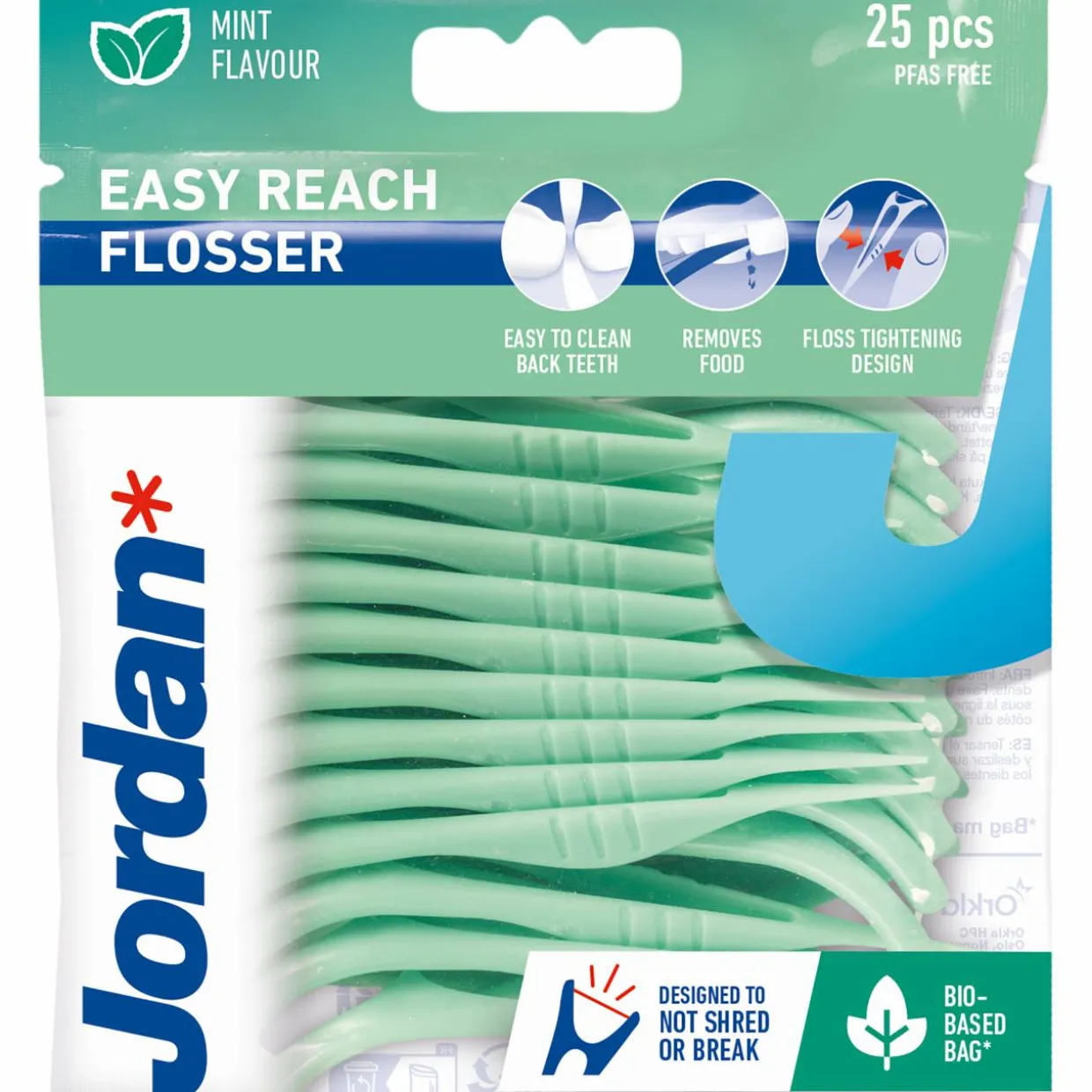 Hammaslankain 25 kpl Easy Reach Flosser
