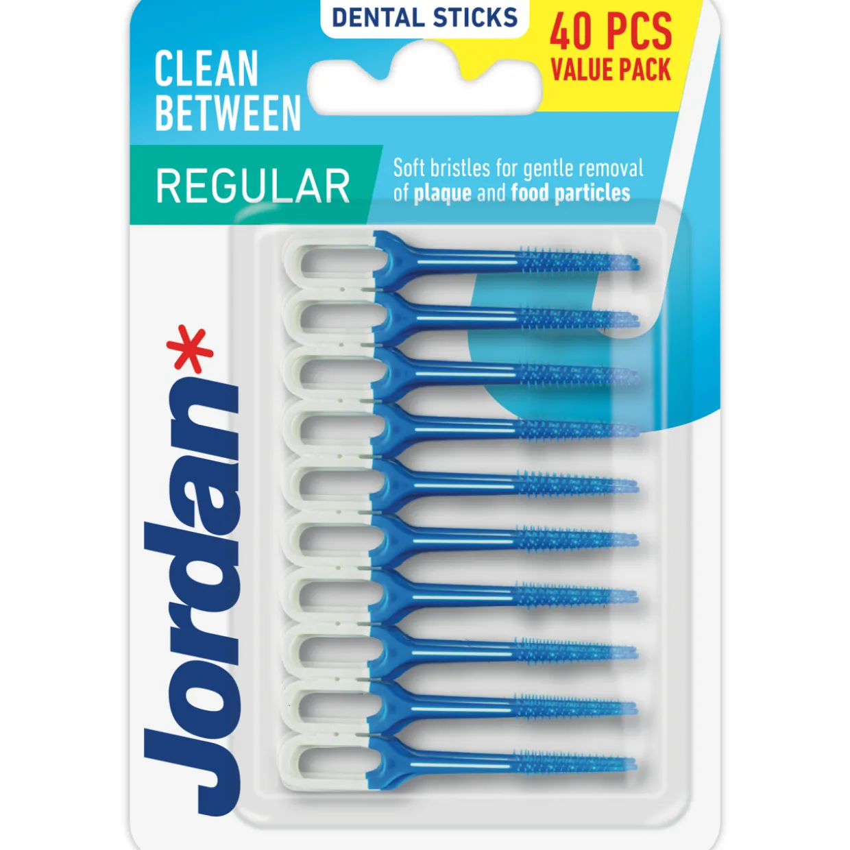 Hammastikku Jordan 40 kpl Clean Between Regular