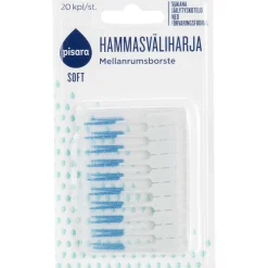 Hammasväliharja Pisara 20 kpl