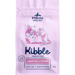 Hamsterin ja gerbiilin kuivaruoka Prima Small Pets 500 g Kibble