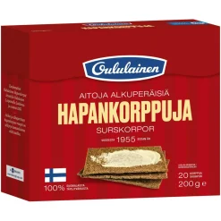 Hapankorppu Oululainen 200 g