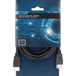 HDMI-kaapeli Energy+ High Speed with Ethernet HDMI uros - HDMI uros, 3 m