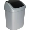 Heiluriroskis 10 l hopea/musta