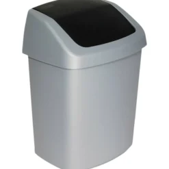 Heiluriroskis 10 l hopea/musta