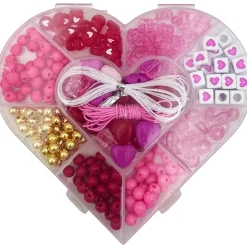 Helmiaskartelusetti Craftsy sydän