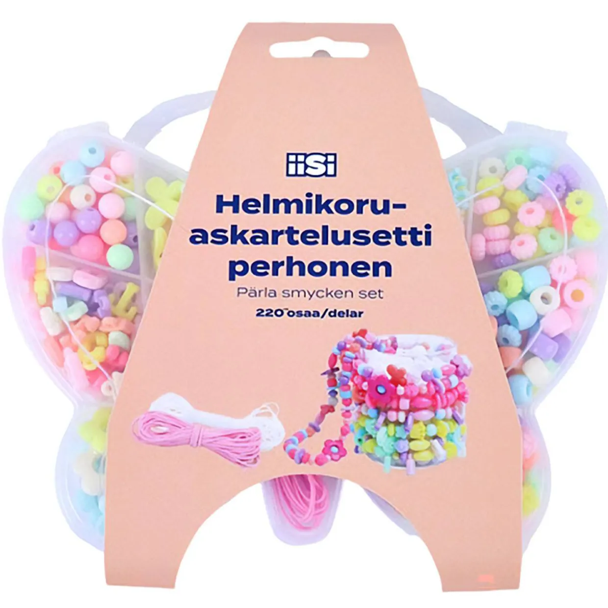 Helmikoruaskartelusetti Iisi 220 osaa perhonen