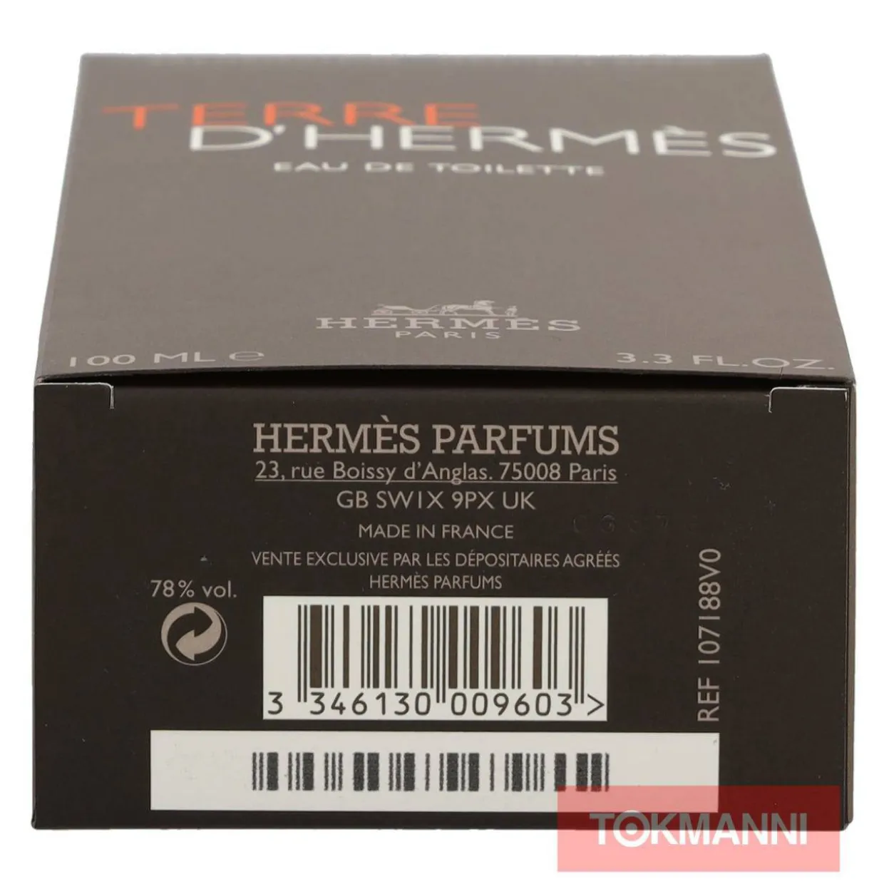 Hermes Terre D'Hermes Edt Spray 100ml