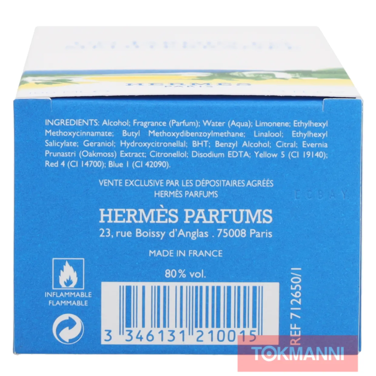 Hermes Un Jardin En Mediterranee Edt Spray 100ml