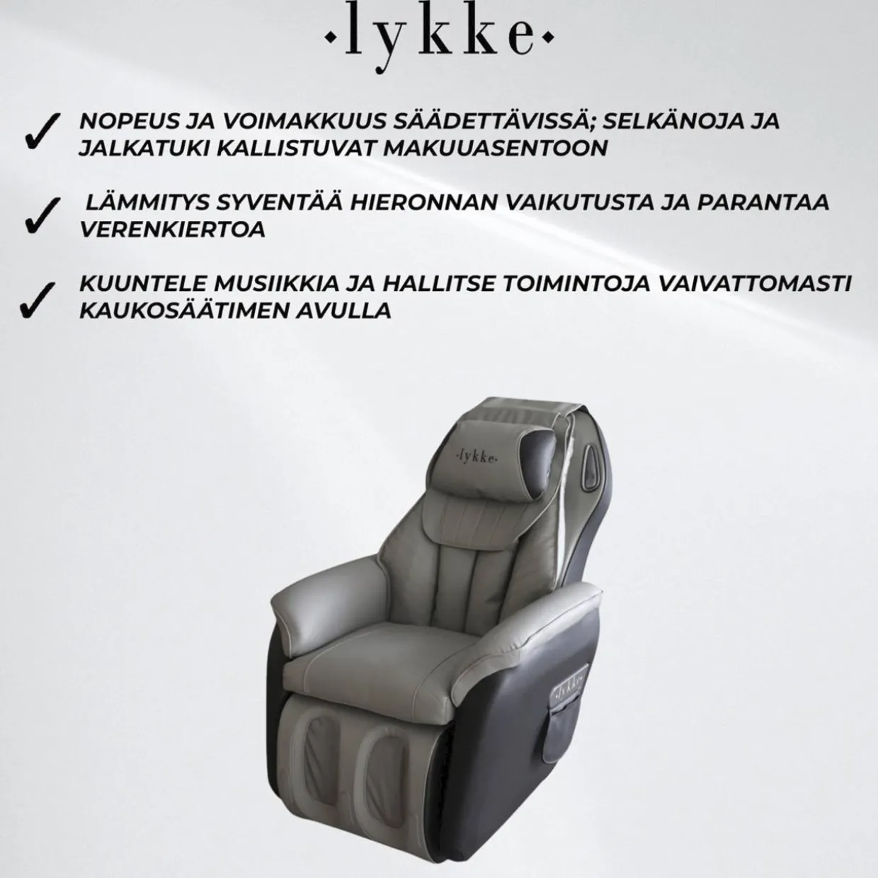 Hierontatuoli Lykke Deluxe