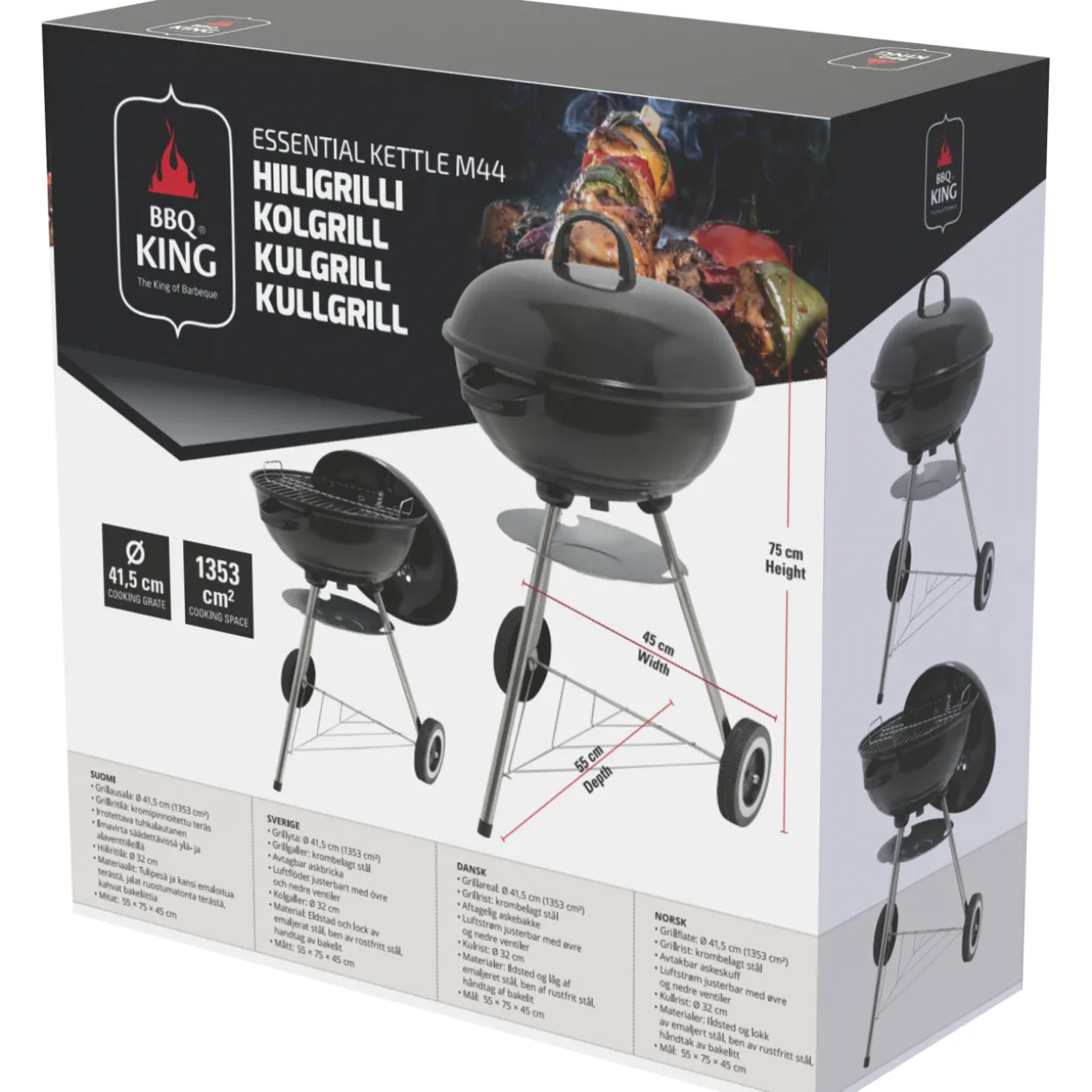 Hiiligrilli BBQ King Essential Kettle M44
