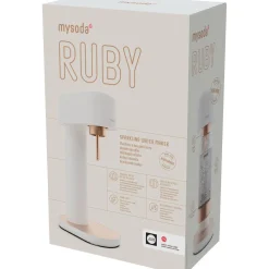 Hiilihapotuslaite Mysoda Ruby 2, valkoinen/kupari
