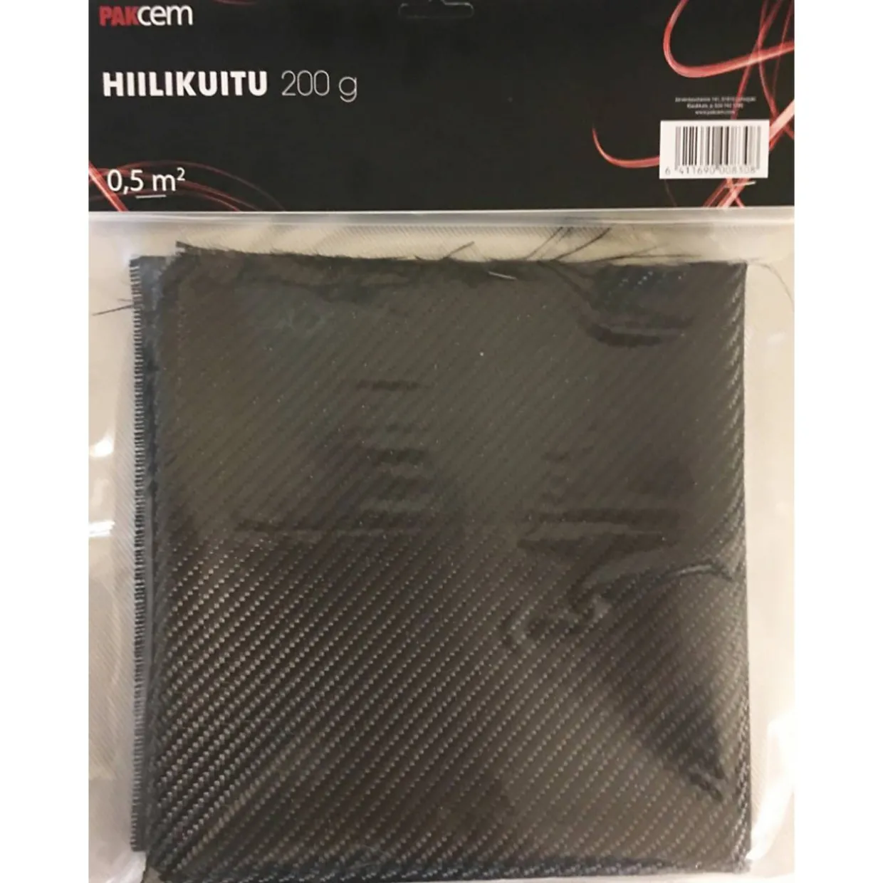 Hiilikuitukangas 0,5 m² / 200 g