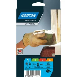 Hiomakolmio Norton Expert 102x152mm P40 5 kpl