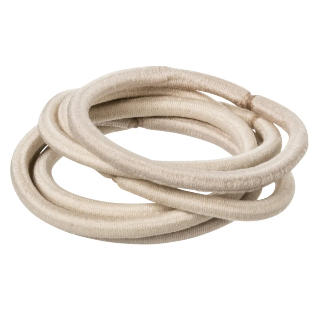 Hiuslenkki 6 kpl beige