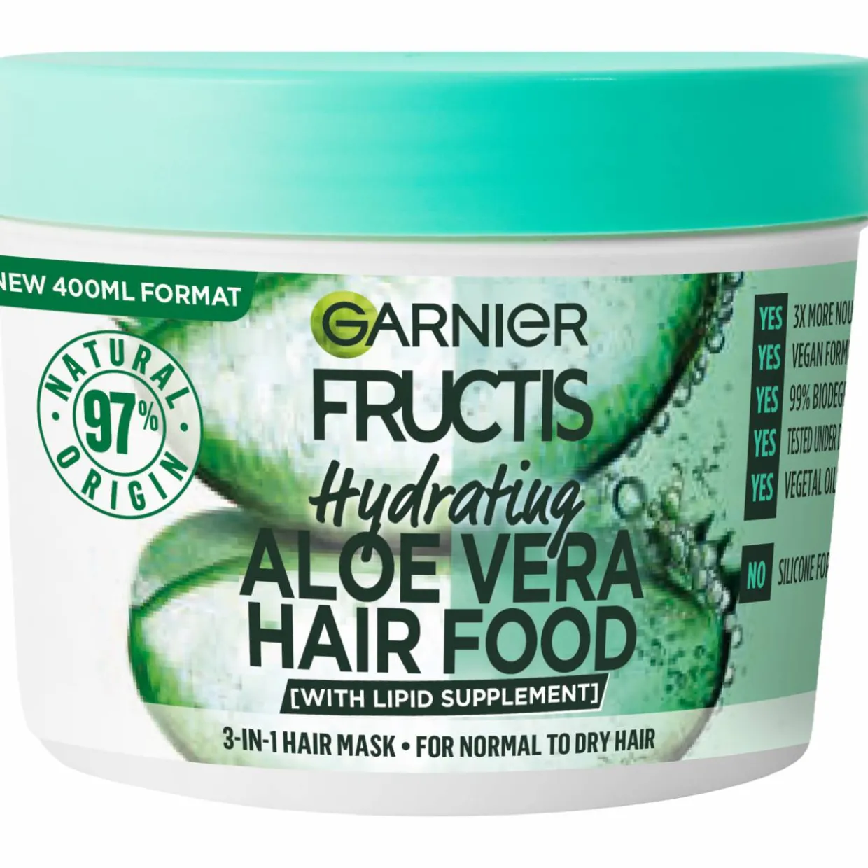 Hiusnaamio Garnier Fructis 400 ml Hair Food Aloe Vera