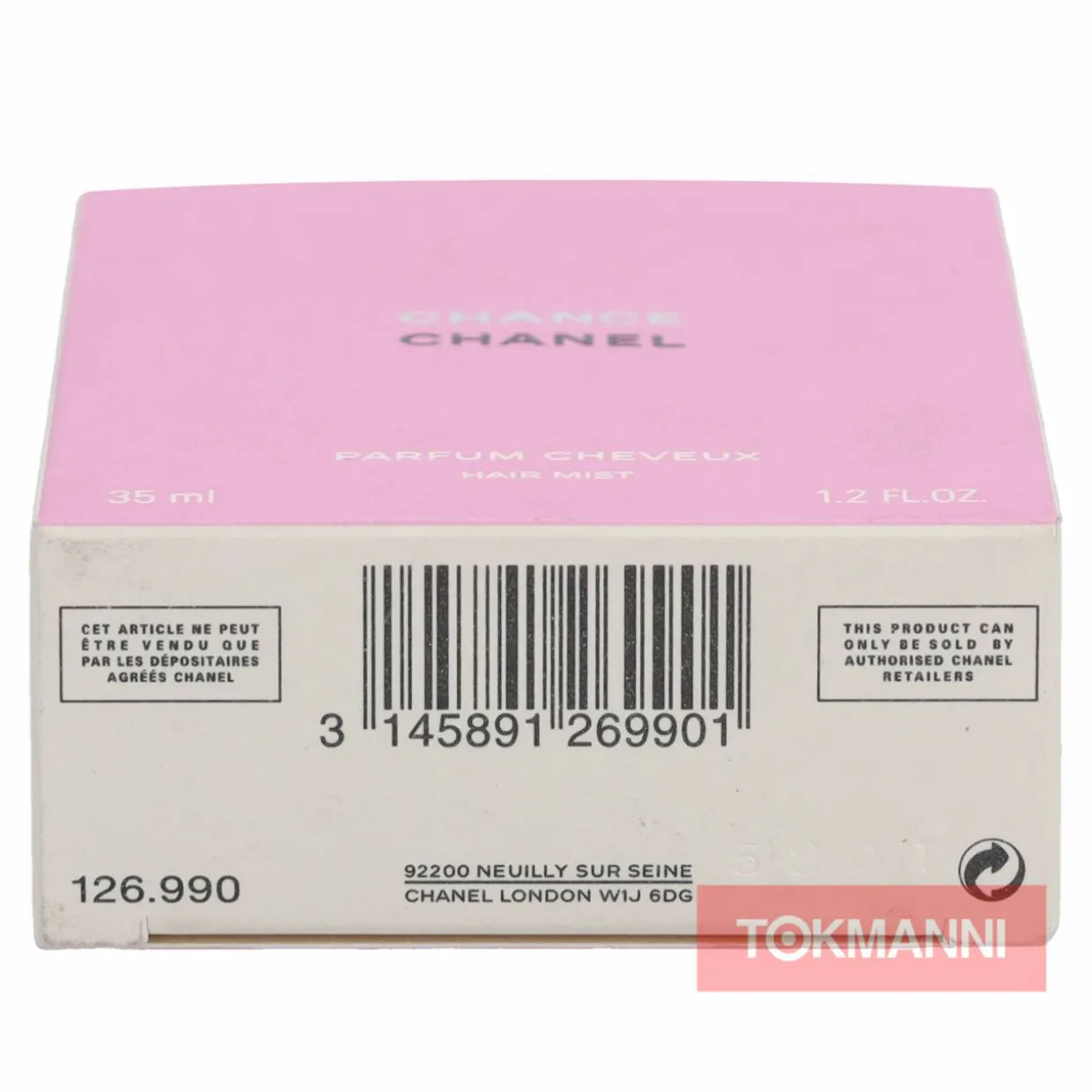 Hiussuihke, Chanel 35 ml Chance