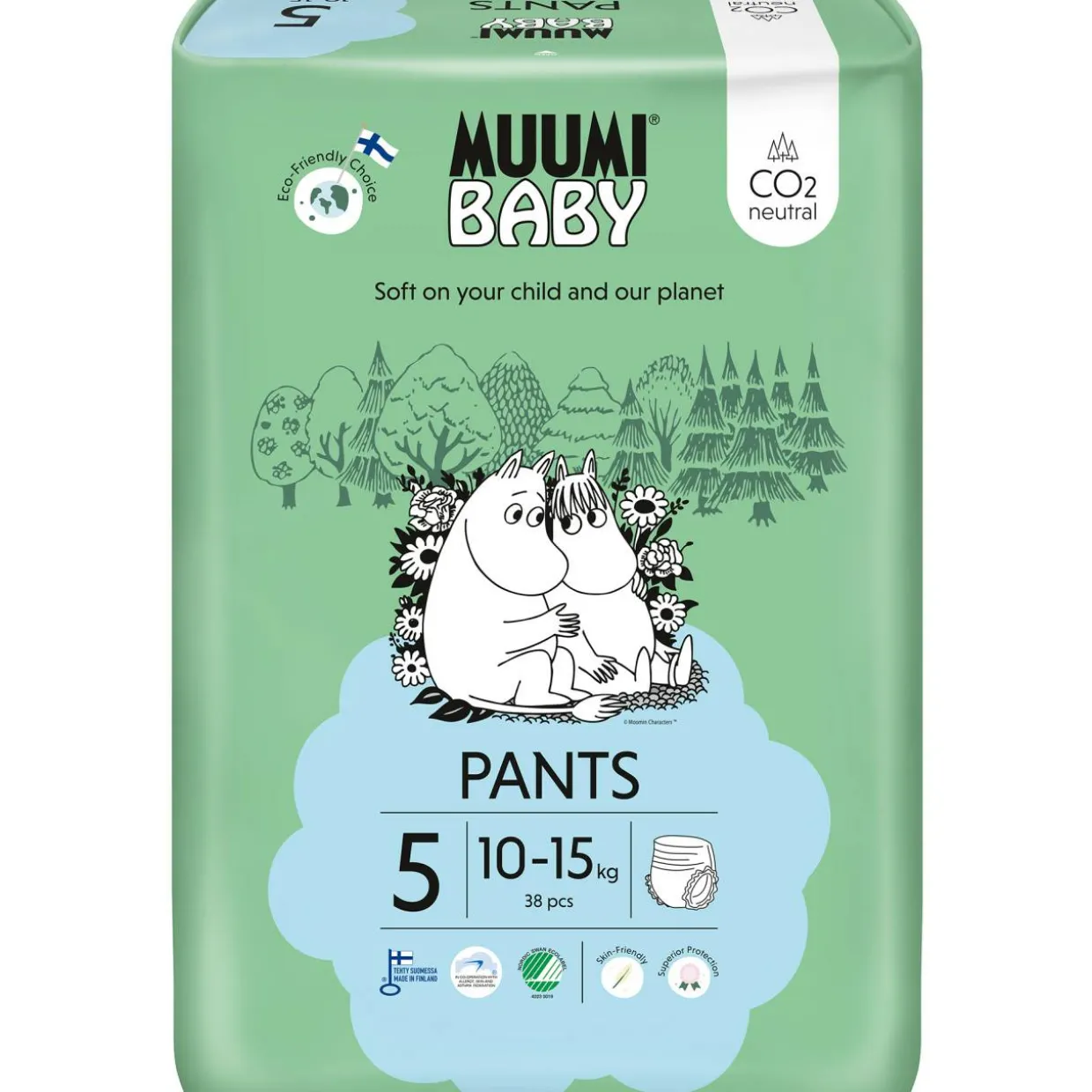 Housuvaippa 38 kpl Muumi Baby Walkers 5,10-15 kg