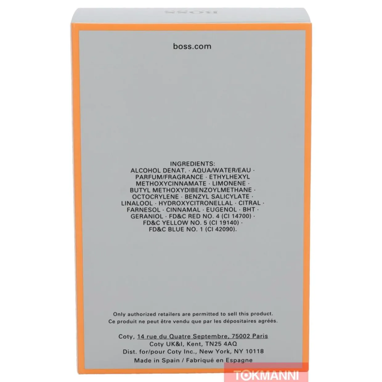 Hugo Boss In Motion Original Edt Spray 100ml