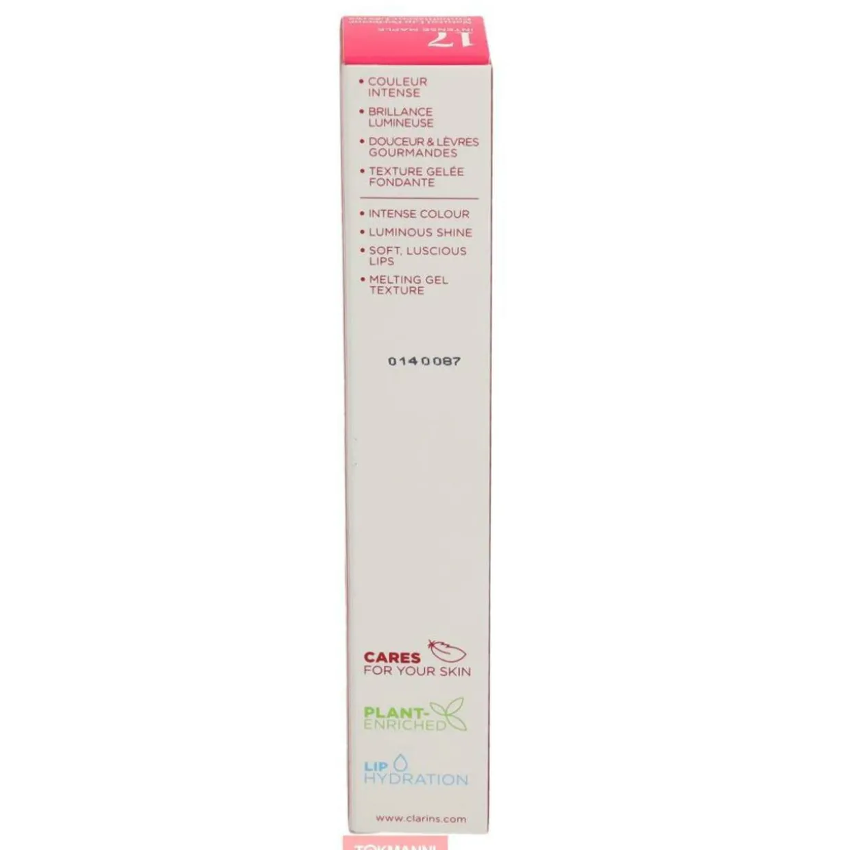 Huulikiilto, Clarins 12 ml Natural Lip Perfector #17 Intense Maple