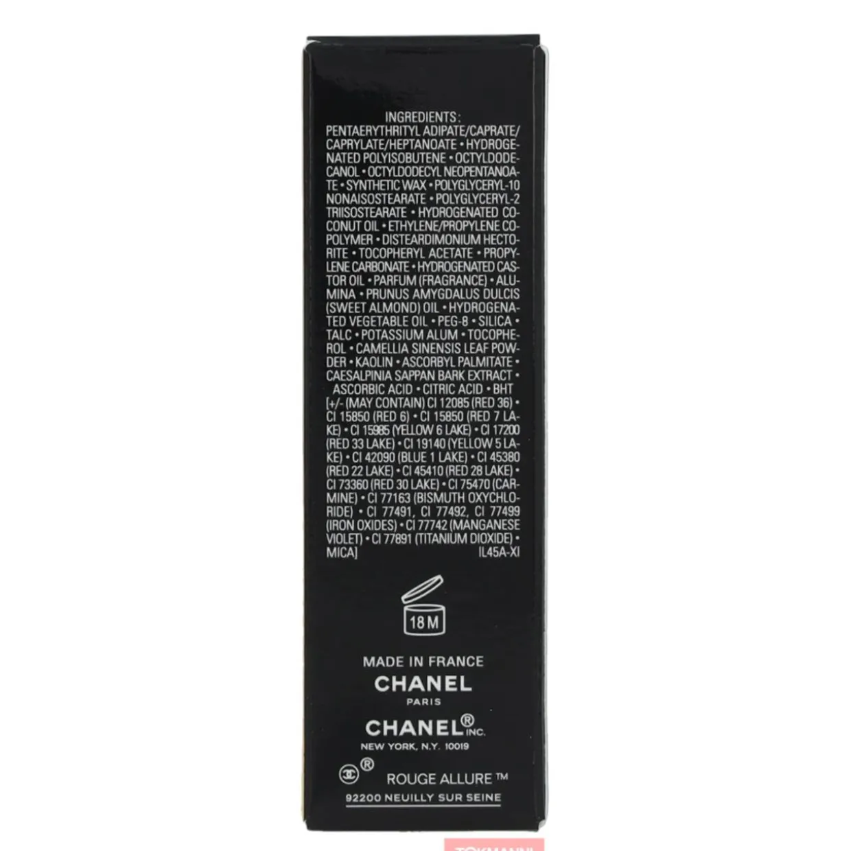 Huulipuna, Chanel 3,5 g Rouge Allure Luminous Intense #104 Passion