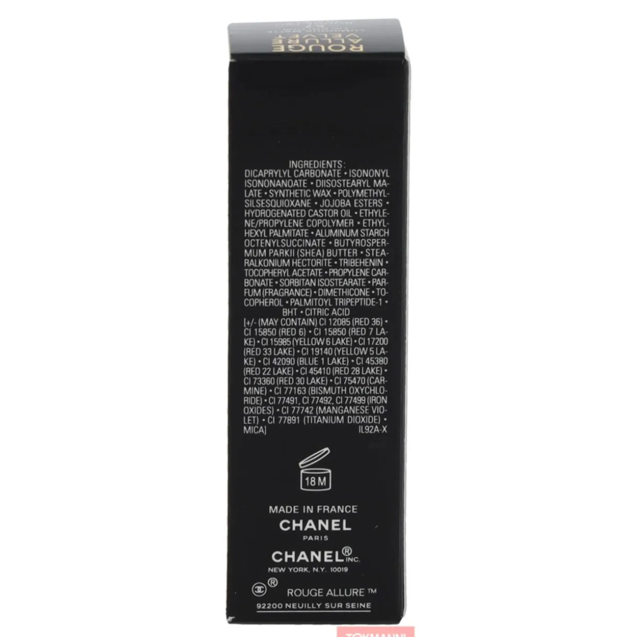 Huulipuna, Chanel 3,5 g Rouge Allure Velvet Luminous Matte #57 Rouge Feu