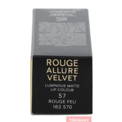 Huulipuna, Chanel 3,5 g Rouge Allure Velvet Luminous Matte #57 Rouge Feu